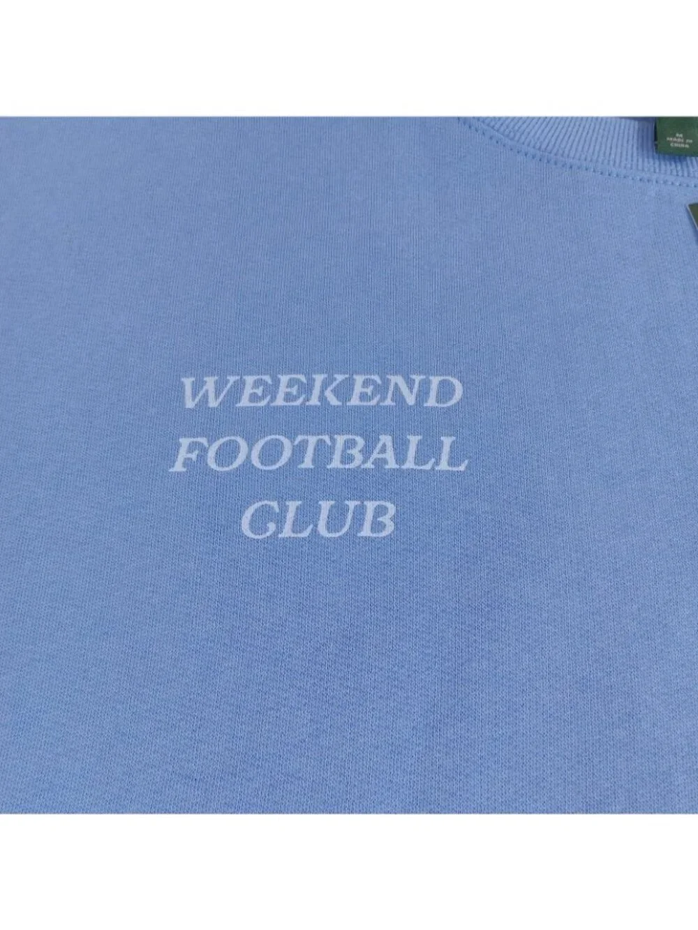 Wild Fable Women's Boxy Oversized Sweatshirt Blue Weekend Football Club Size M - Picture 6 of 14